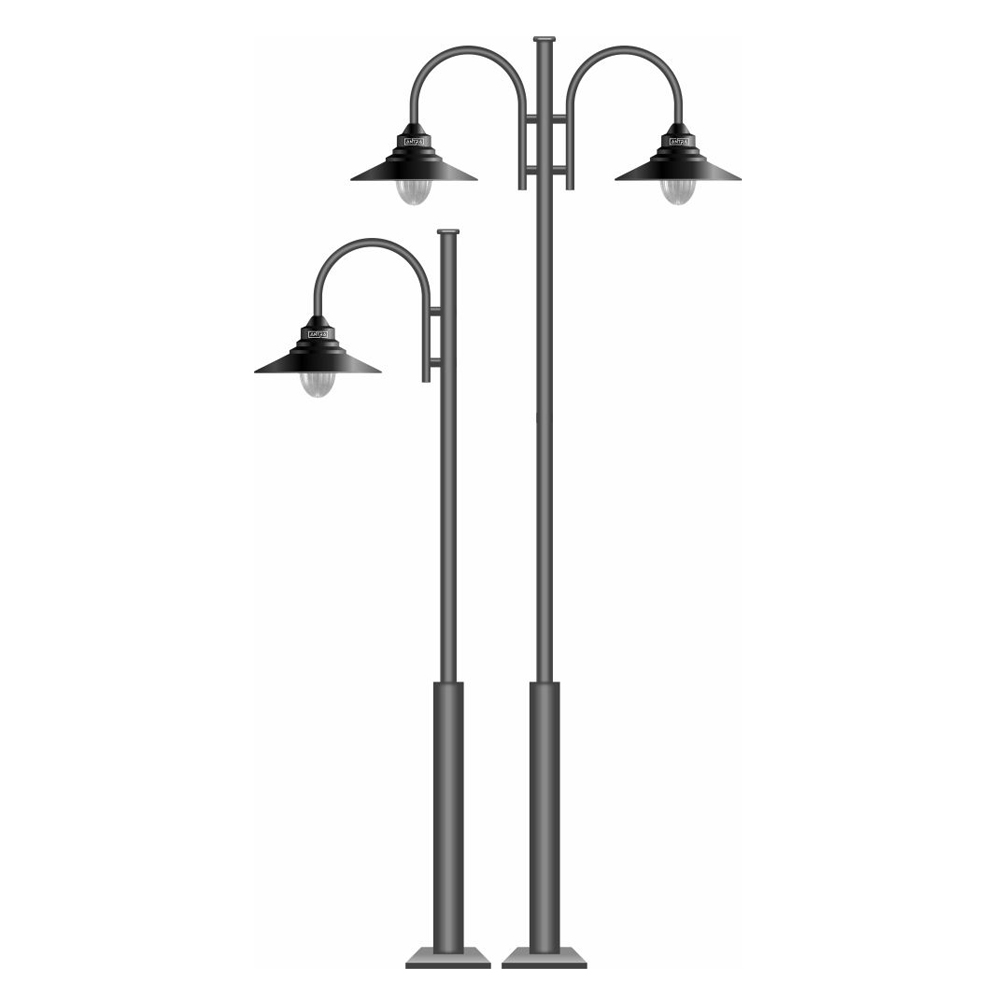 Modern best sale pole light